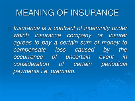 pwarr meaning insurance